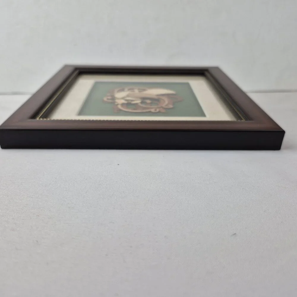 Mini Wooden Swan Laser Cut Framed Picture 8 x 8